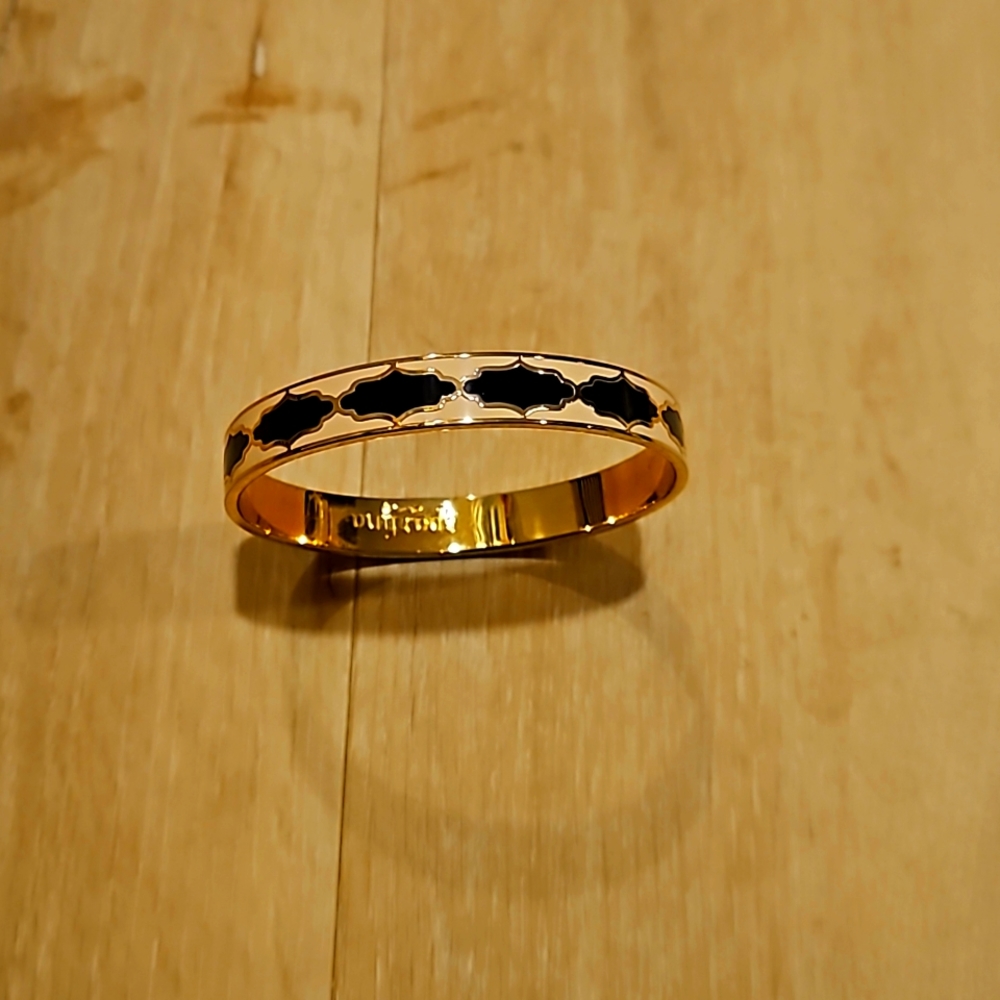 Onyx ivory bangle bracelet spartina